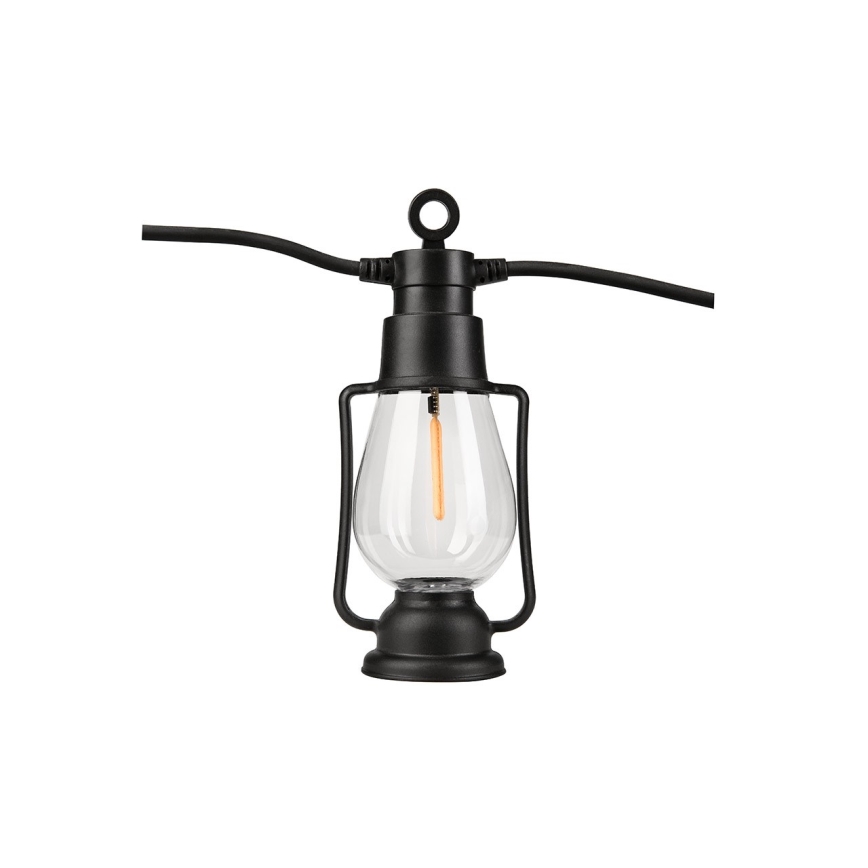 Catena decorativa per esterni GARLAND 10xLED 10m IP44 bianco caldo
