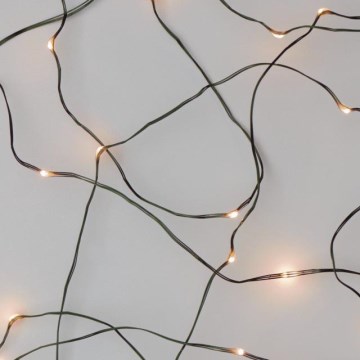 Catena di Natale LED Outdoor NANO 40xLED 9m IP44 bianco caldo