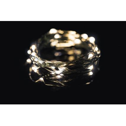 Catena di Natale LED Outdoor NANO 40xLED 9m IP44 bianco caldo