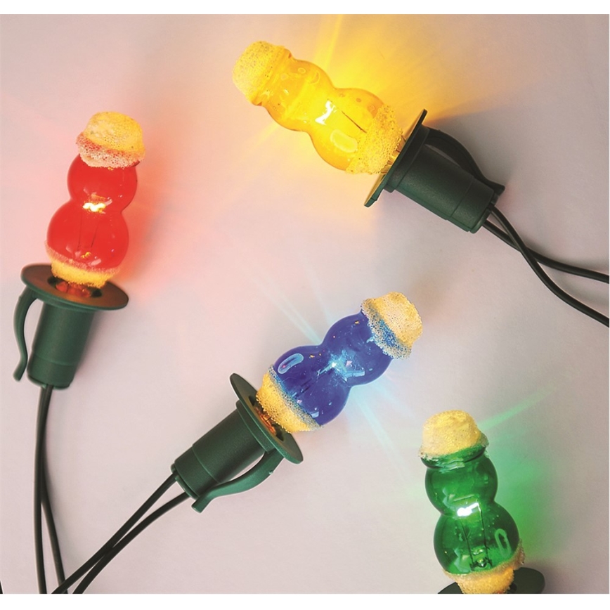 Catena luminosa FIGURINE 12xE10/10,7m, Prodotto nella Repubblica Ceca