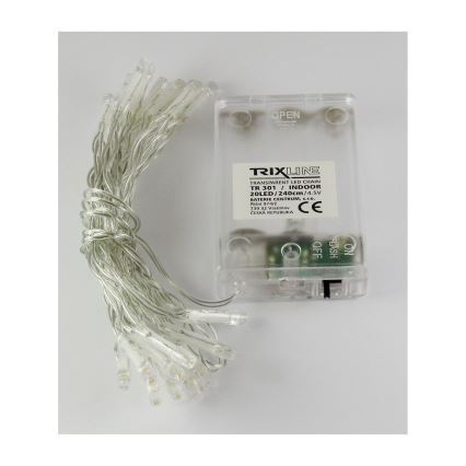 Catena LED 20xLED/2 funzioni 2,4m luce calda