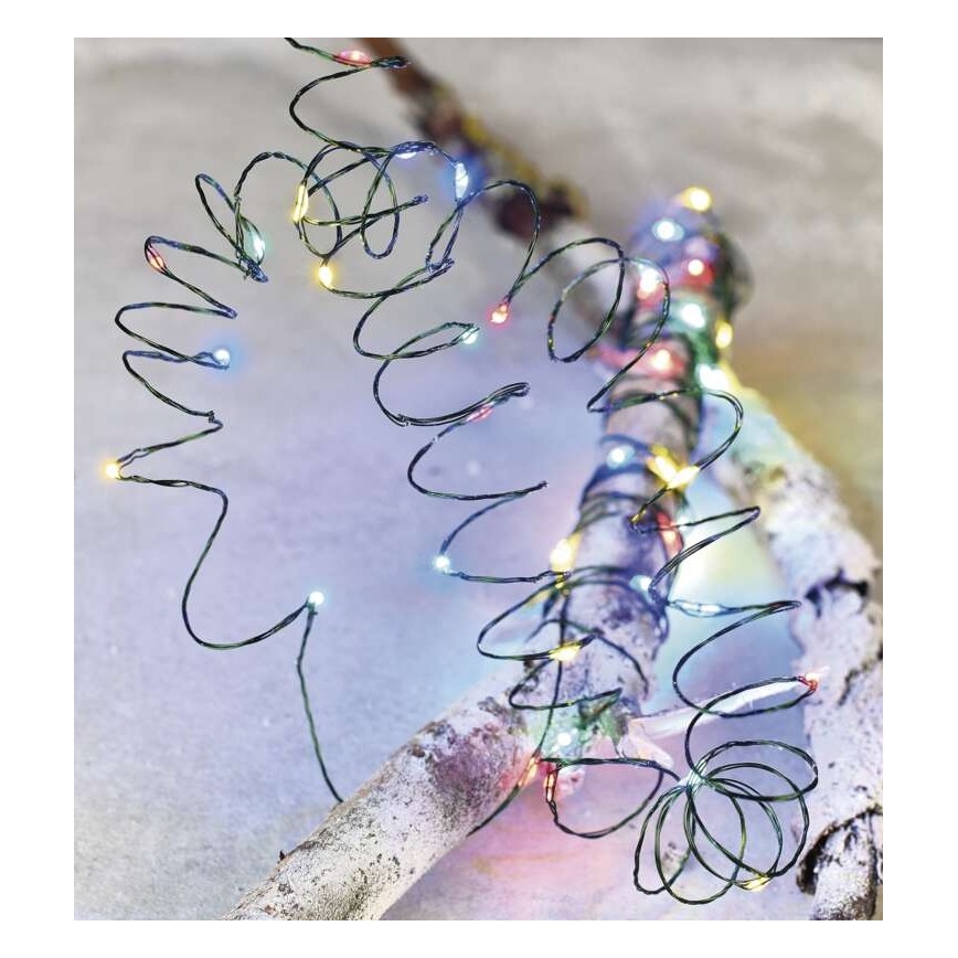 Catena LED da esterno 75xLED/12,5m IP44 multicolore