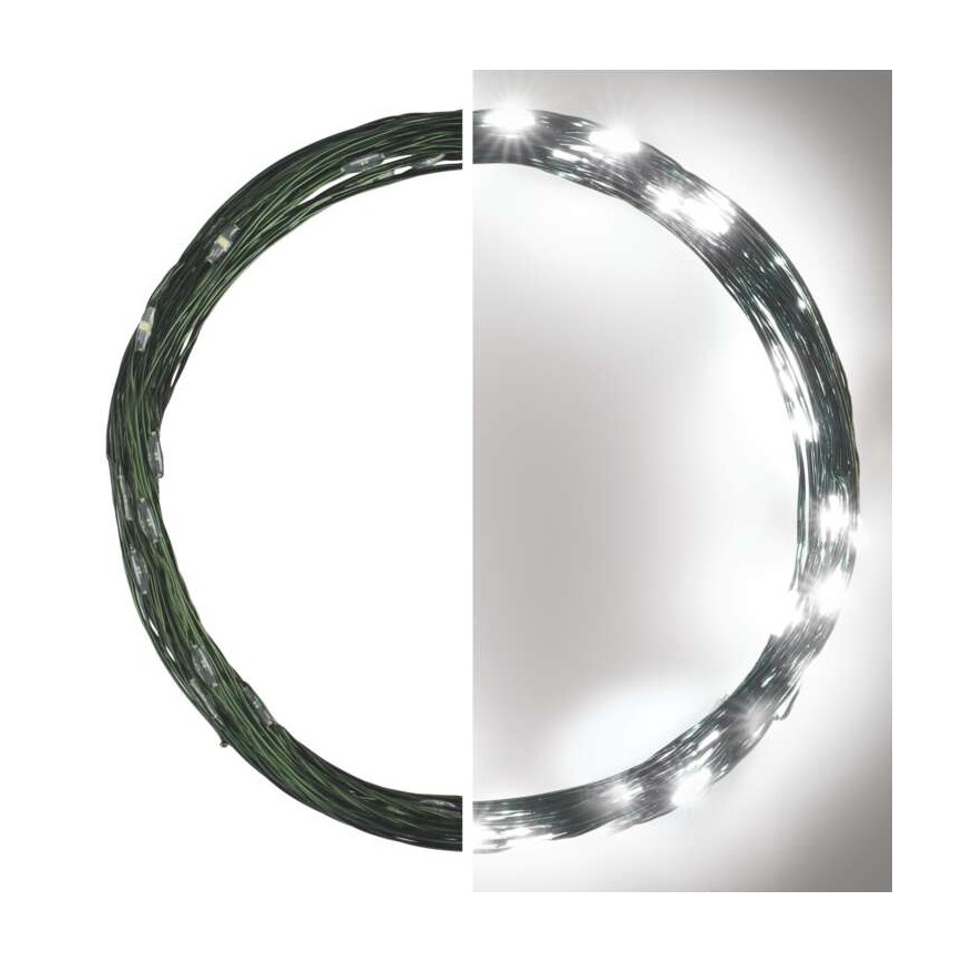 Catena LED da esterno natalizia 40xLED/9m IP44 bianco freddo