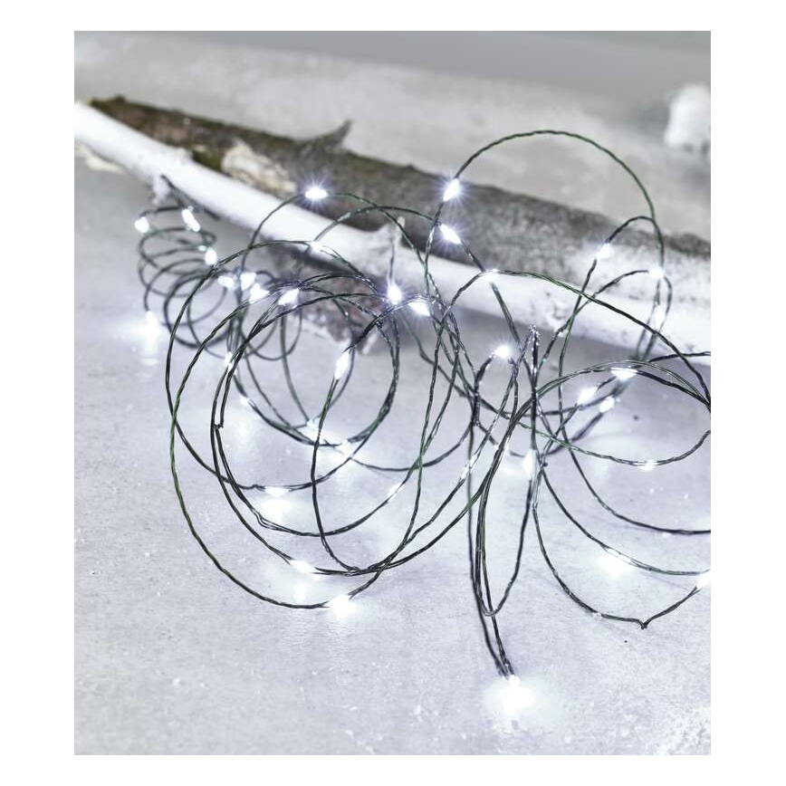 Catena LED da esterno natalizia 40xLED/9m IP44 bianco freddo