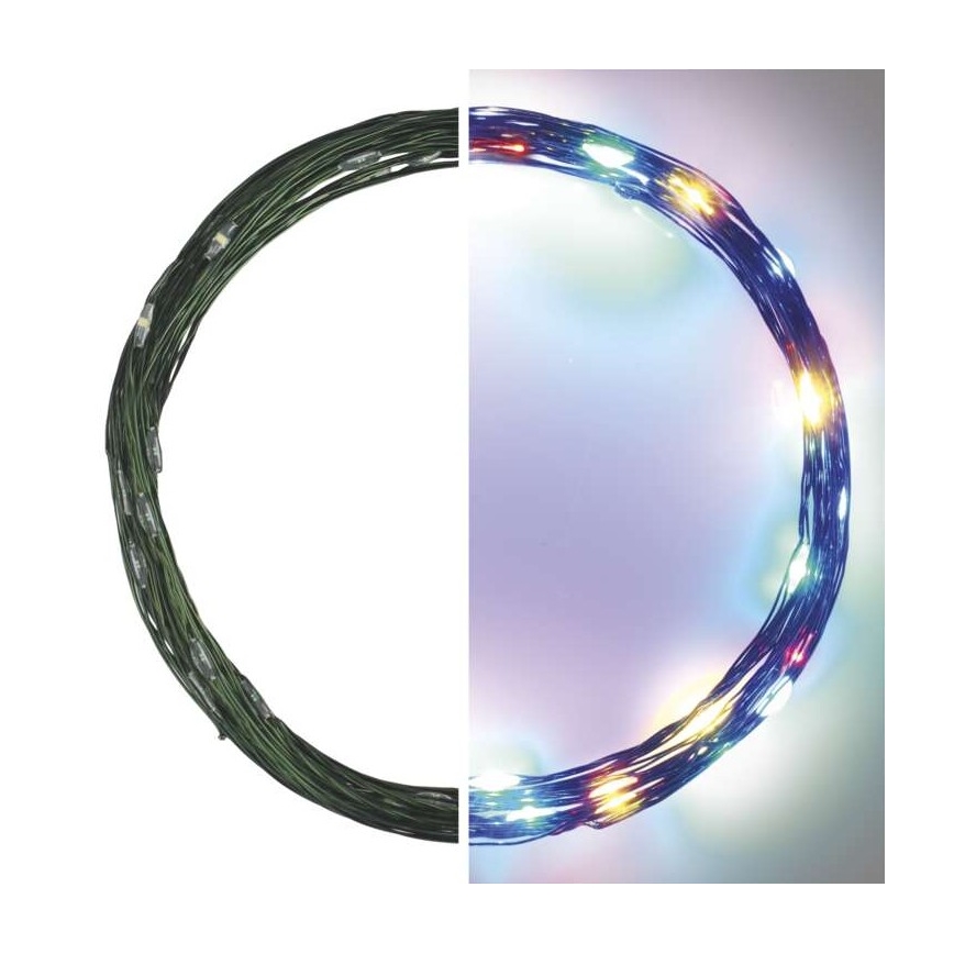 Catena LED da esterno natalizia 40xLED/9m IP44 multicolore