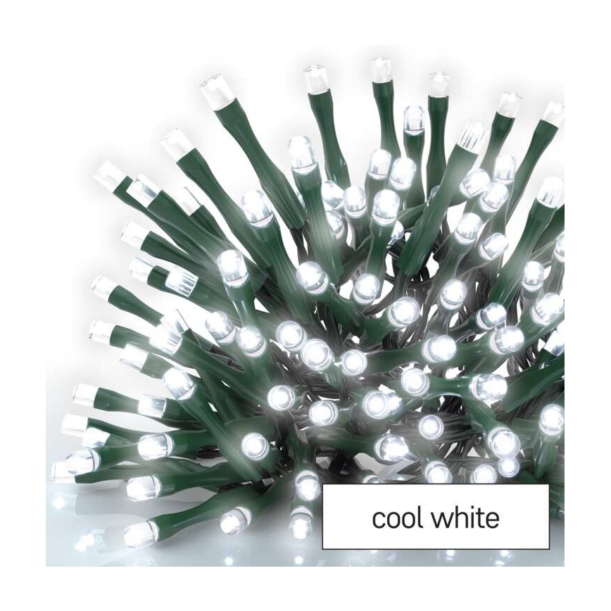 Catena LED da esterno natalizia 500xLED/55m IP44 bianco caldo