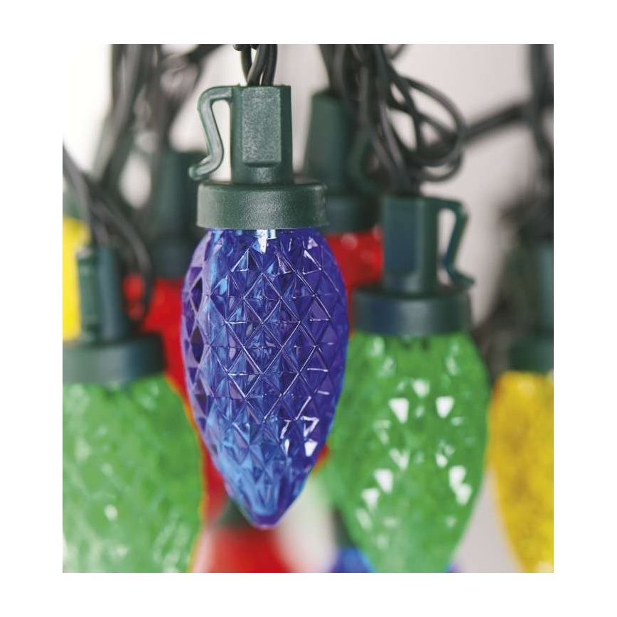 Catena LED da esterno natalizia 50xLED/8 modalità 14,8m IP44 multicolore