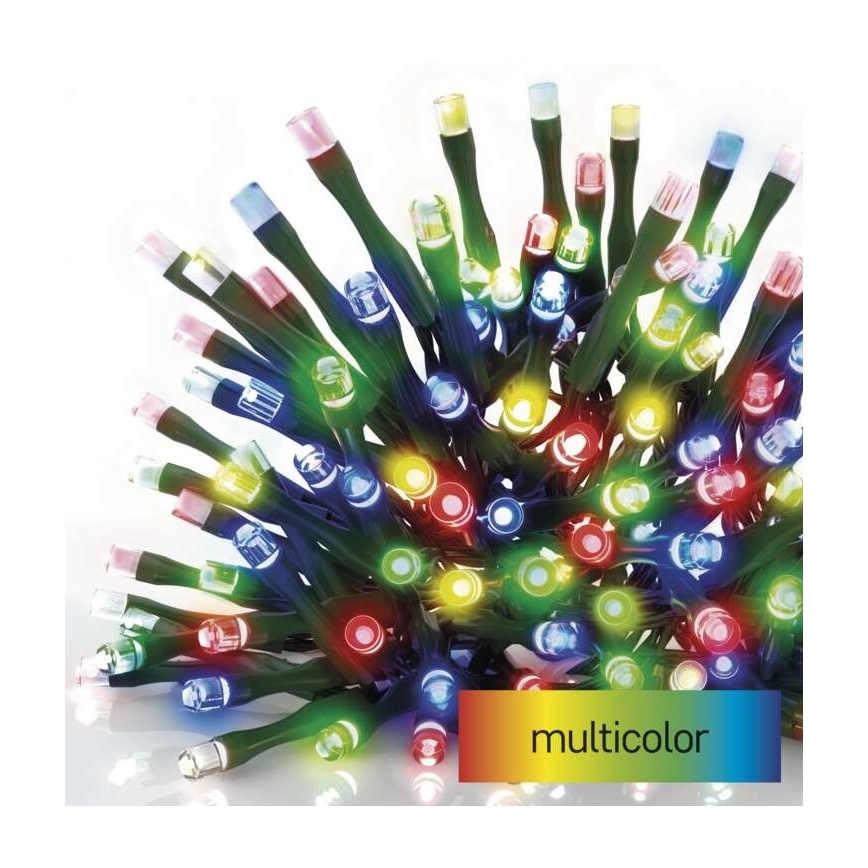 Catena LED da esterno natalizia 80xLED/13m IP44 multicolor