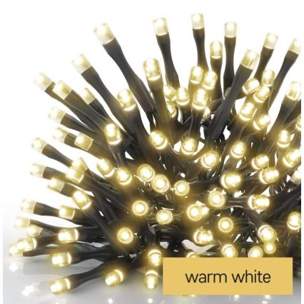 Catena LED da esterno natalizia 80xLED/6,1m IP44 bianco caldo