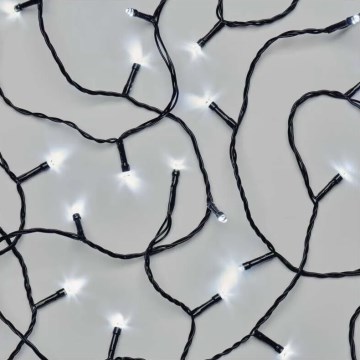 Catena LED natalizia da esterno 50xLED/5m IP44 bianco freddo