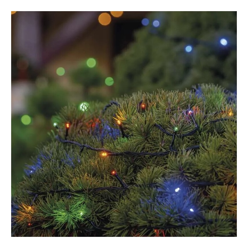 Catena LED natalizia da esterno 50xLED/5m IP44 multicolore