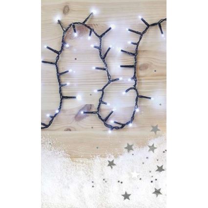 Catena LED natalizia da esterno 600xLED/17m IP44 bianco freddo