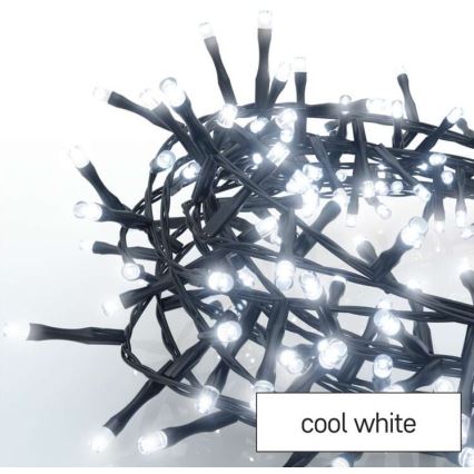 Catena LED natalizia da esterno 600xLED/17m IP44 bianco freddo