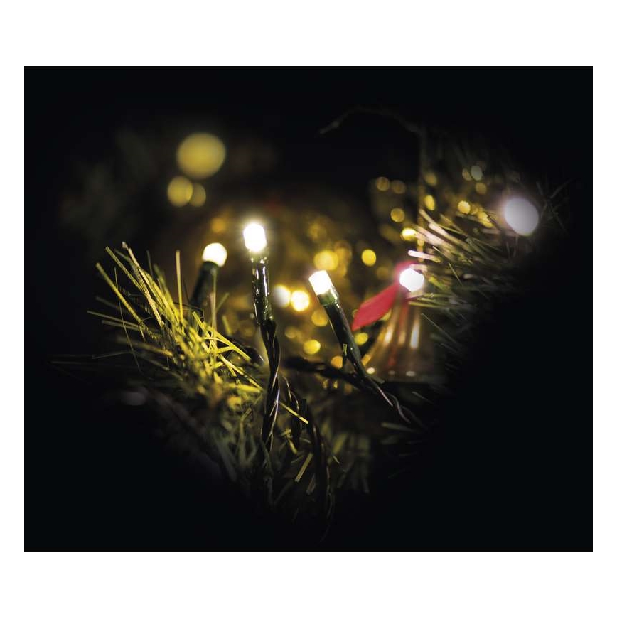 Catena LED natalizia da esterno 80xLED/13m IP44 bianco caldo