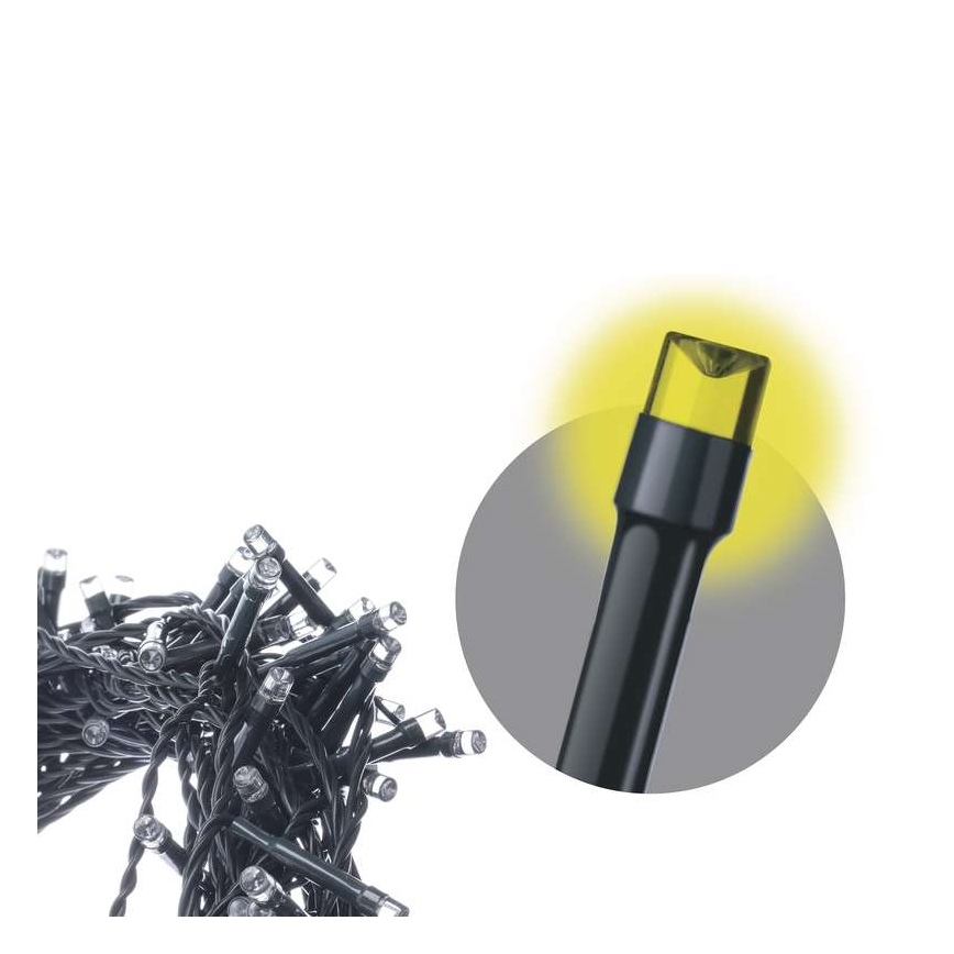Catena LED natalizia da esterno 80xLED/13m IP44 bianco caldo
