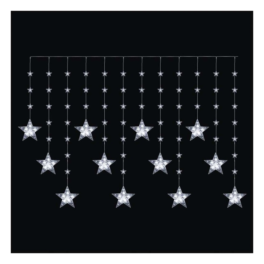 Catena LED per esterni 120xLED/8 funzioni 3xAA 1,7 m IP44 bianco freddo