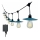 Catena LED solare 15xLED/0,2W/3,7V 15,6 m 3000K IP44 2400 mAh