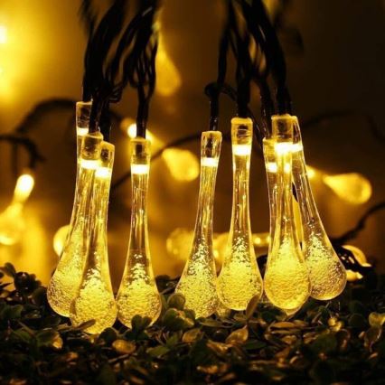 Catena LED solare con sensore crepuscolare 20xLED/0,72W/1,2V 600 mAh 4,7m IP44