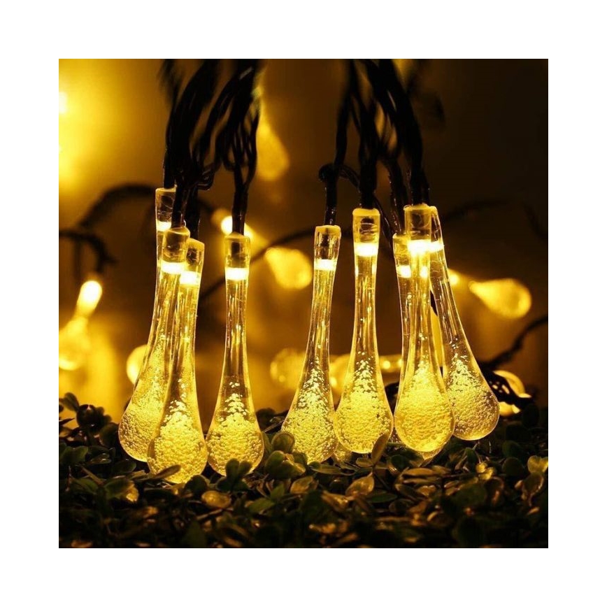 Catena LED solare con sensore crepuscolare 20xLED/0,72W/1,2V 600 mAh 4,7m IP44