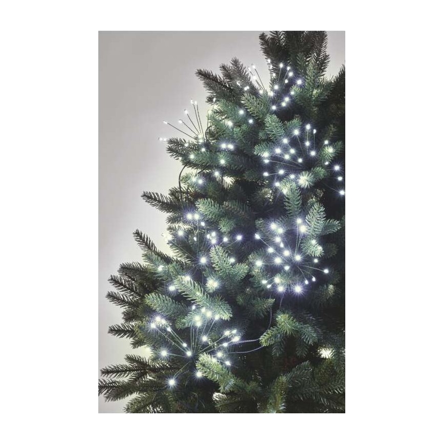 Catena luminosa 300 LED/8,2m bianco freddo
