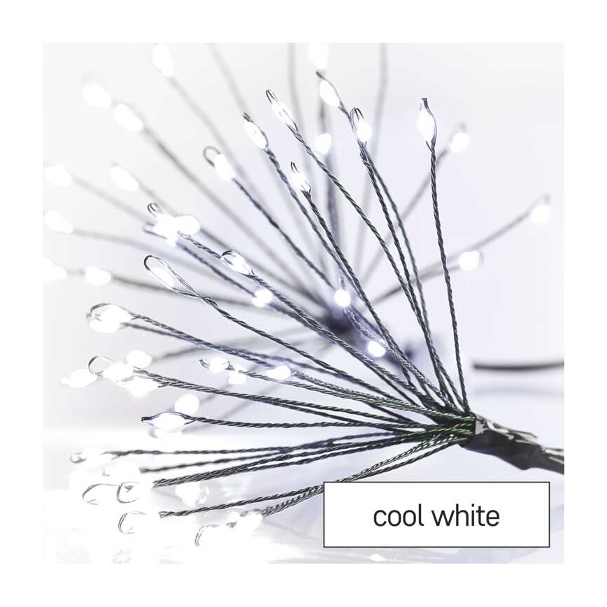 Catena luminosa a LED 450 LED, 8+3 m, bianco freddo