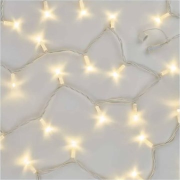 Catena luminosa collegabile 50xLED/5m IP44 bianco caldo bianco