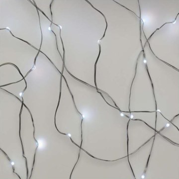 Catena luminosa da esterno a LED 40 LED, 9 m, IP44, bianco freddo