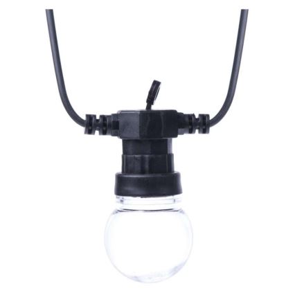 Catena luminosa decorativa per esterni 50xLED/10m IP44 trasparente