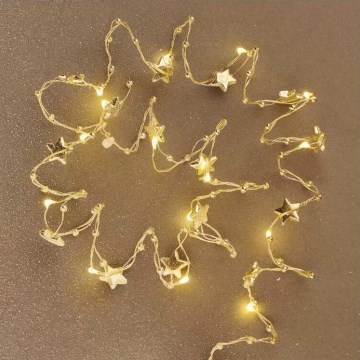 Catena luminosa di Natale a LED 20xLED/2xAA 2,2 m bianco caldo