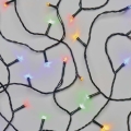 Catena luminosa LED da esterno 120 LED, 8 modalità, 17 m, IP44, multicolore