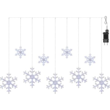 Catena luminosa LED da esterno 131 LED/1,6 m IP44 bianco freddo