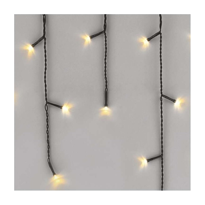 Catena luminosa LED da esterno 200 LED, 8 modalità, 8,6 m, IP44, bianco caldo