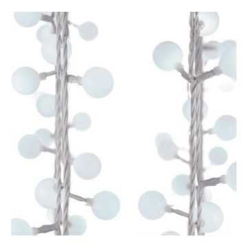 Catena luminosa LED da esterno 40 LED / 9 m IP44 bianco freddo