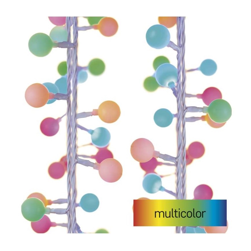 Catena luminosa LED da esterno 40 LED/9 m IP44 multicolore