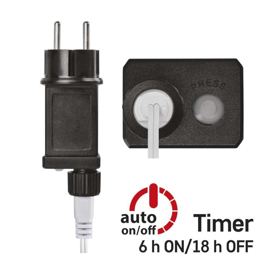 Catena luminosa LED da esterno 40 LED/9 m IP44 multicolore