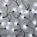 Catena luminosa LED da esterno per Natale 50 LED/8 funzioni 14,8 m IP44 bianco freddo