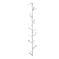 Catena luminosa LED da interno per Natale NANO 100xLED/3xAA 2,9 m rosa