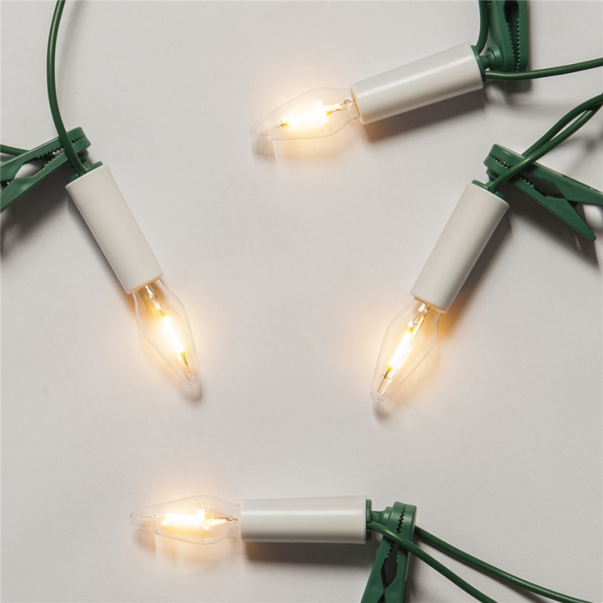 Catena natalizia LED FELICIA FILAMENT 10,5 m LED/0,2W/230V/14V