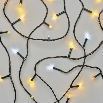Catena luminosa LED per esterni 120xLED/2 funzioni 17m IP44 bianco caldo/freddo
