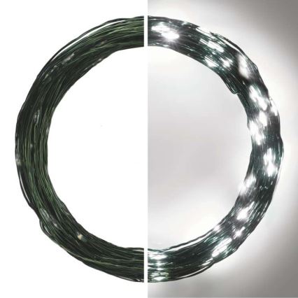 Catena luminosa LED per esterni 150xLED/20m IP44 bianco freddo