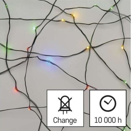 Catena luminosa LED per esterni 150xLED/20m IP44 multicolore