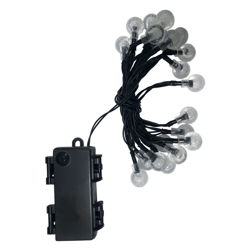 Catena luminosa LED per esterni 20xLED/2xAA 2,2 m IP44 multicolore