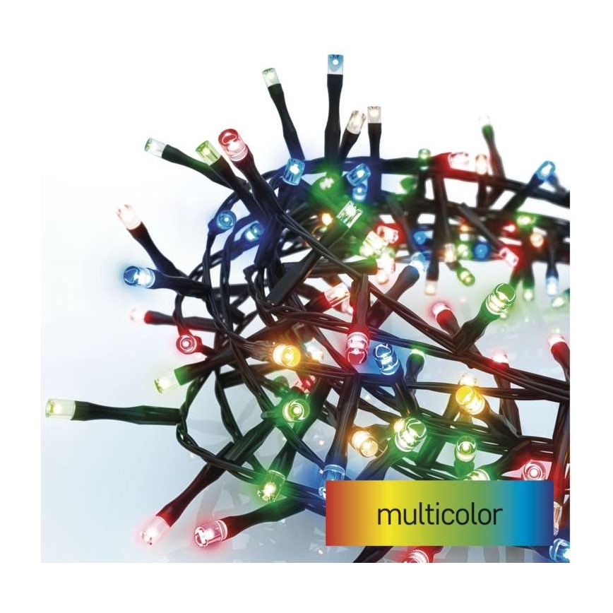 Catena luminosa LED per esterni 600 LED/17 m IP44 multicolore