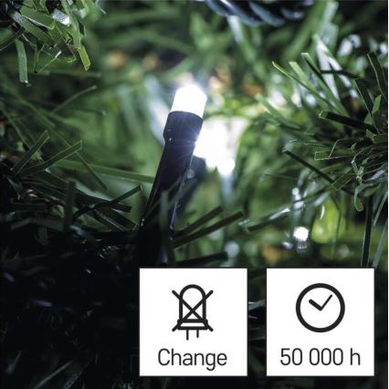 Catena luminosa LED per esterni 80xLED/13m IP44 bianco freddo