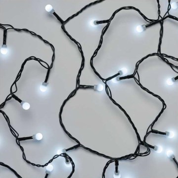 Catena luminosa LED per esterni 80xLED/13m IP44, bianco freddo