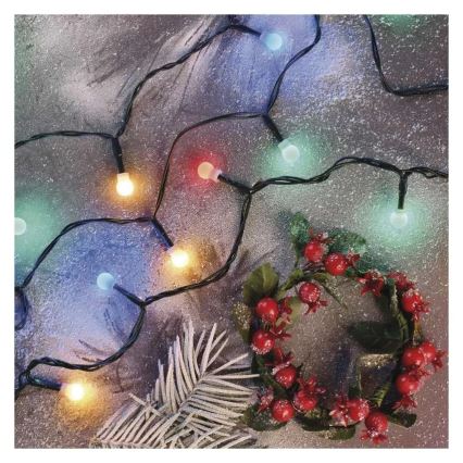 Catena luminosa LED per Natale 480 LED / 8 funzioni, 53 m, IP44, multicolore