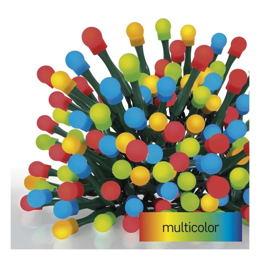 Catena luminosa LED per Natale 480 LED / 8 funzioni, 53 m, IP44, multicolore