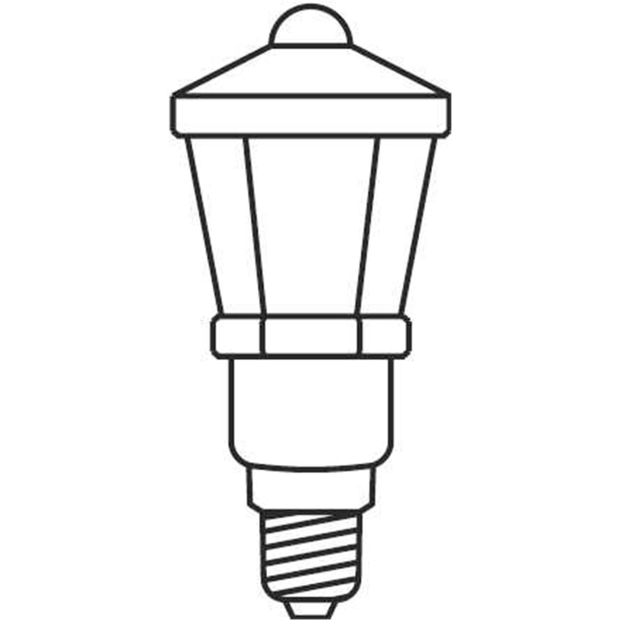 Catena luminosa LUCERNA con 12 lampadine E10, lunghezza 10,7 m, luce bianca calda. Prodotto in Repubblica Ceca