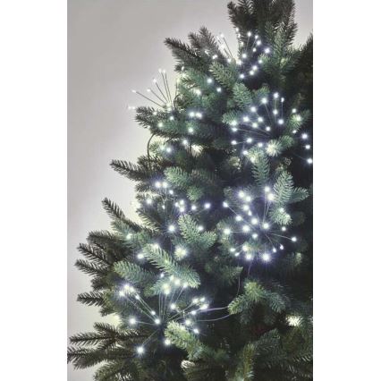 Catena luminosa natalizia a LED 450 LED 8+3 m bianco freddo