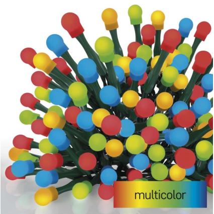 Catena luminosa natalizia da esterno 480 LED/53 m IP44 multicolore